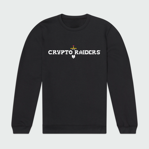 Crypto Raiders Logo Crewneck Mens Crewneck Sweatshirt